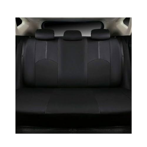 NgAnoh Car Cover Seats Full Set for Vauxhall Zafira B B 2006-2014, 9pcs PU Leather Front Rear Seat Cushion Protectors Waterproof Interior Accessories,A/Black - Image 6