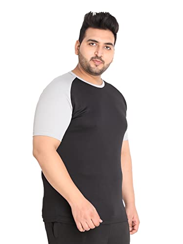 Image of CHKOKKO Men's Polyester Regular Fit Solid Sports T-Shirt