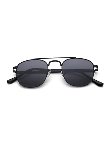Image of Fastrack Tees Grey Aviator Sunglasses for unisex