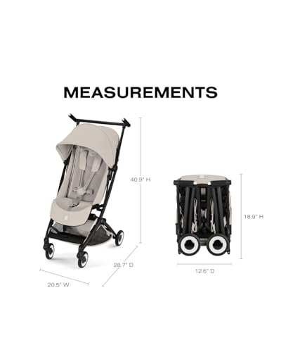 Image of LIBELLE Ultra Lightweight Travel Stroller - Dune Grey