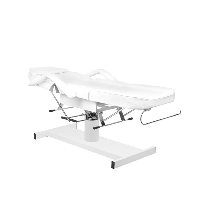 PLUS SANTE - Ment Black, Fauteuil de Soin hydraulique Professionnel - Multifonctionnel, Rotation 360°, Réglable et Confortable, Largeur 65 cm (Blanc)