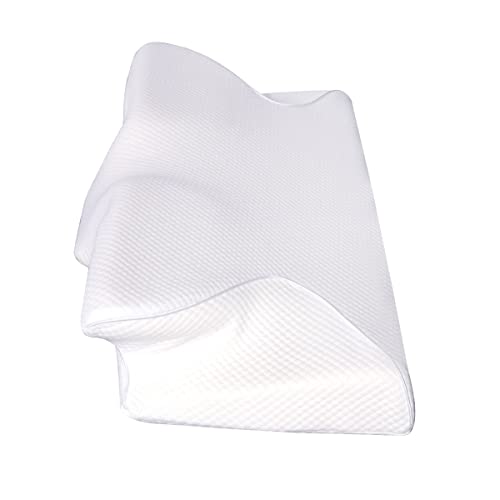 Valinks Cervical Pillow For Neck Pain, Contour Memory Foam Pillow For Side Sleepers, Back & Stomach Sleepers, Ergonomic Orthopedic Bed Sleeping Pillow For Pain Relief With Pillowcase (White, Standard) #TOP1