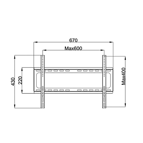 Ultra Slim Fixed TV Wall Mount Bracket Flat Panel TV Stand Holder Frame for 32-65 Inch Plasma TV HDTV LCD LED Monitor4
