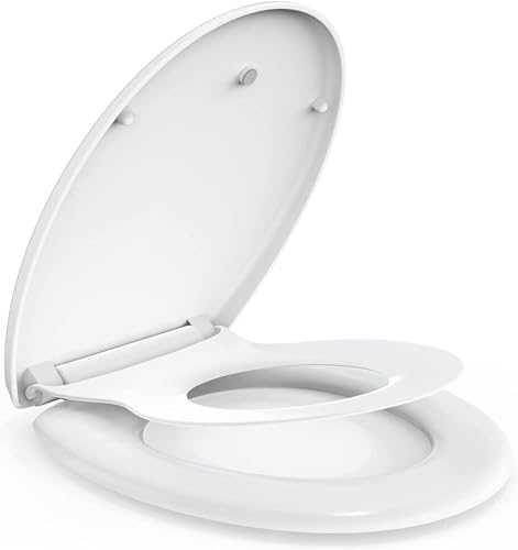 WC Sitz Family, MUJIUSHI 2 in 1 Familien Toilettensitz mit Magnetischem...
