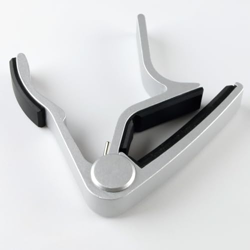 Capo Guitar Capo for Acoustic Guitar Electric Guitar Ukulele Capo Guitar Accessories (Silvery) - Image 3
