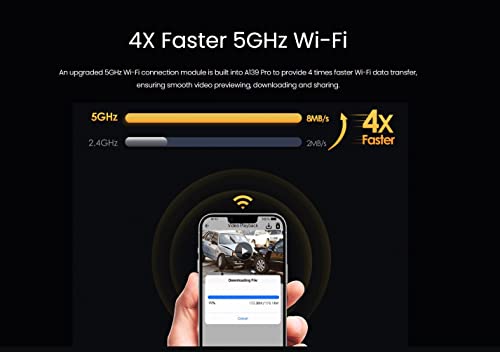 Image of VIOFO A139 Pro 3CH DashCam STARVIS 2 IMX678 Sensor, Superb Night Vision, Ultra HD 4K HDR Dashcam, 5GHz WiFi GPS, 24H Parking Mode, CPL Filter, Voice Notification (A139 Pro 3CH (Front + Interior + Rear))