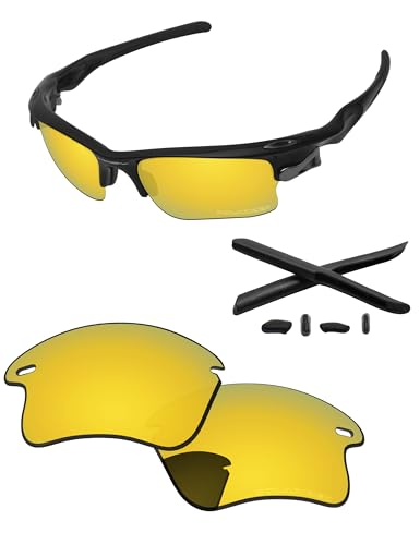 Image of Replacement Lenses & Rubber Kits for Oakley Fast Jacket XL OO9156 71mm - Precision Fit, UV Block, Impact Resistant