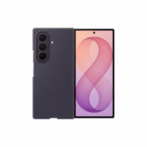 Samsung Coque Magnétique en Silicone Officielle pour Galaxy Z Fold8 Ultra Violet Shadow