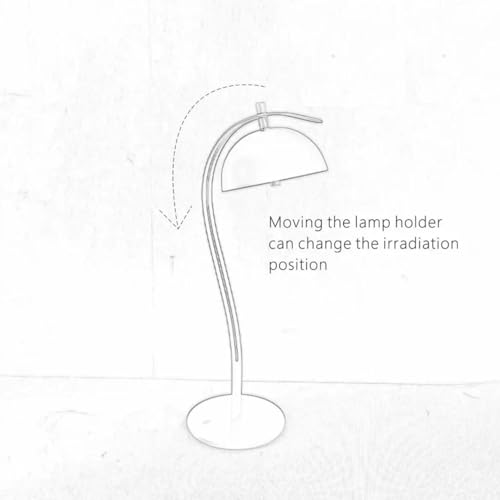 Image of NYRWANA Table Lamp for Study Room, Study Lamp, 3 Modes Touch Control LED Desk Lamp, Study Table Lamp, Lamp Light for Study, Diwali Gifts for Family & Friends, Desk Lamp - USB-C Rechargeable (Red)