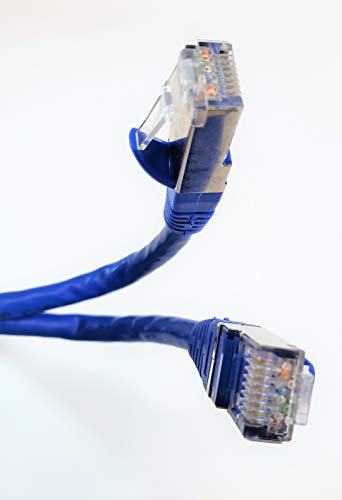 MICRO CONNECTORS cable Ethernet Cat7 SFTP 10 pies RJ45 miniatura 3