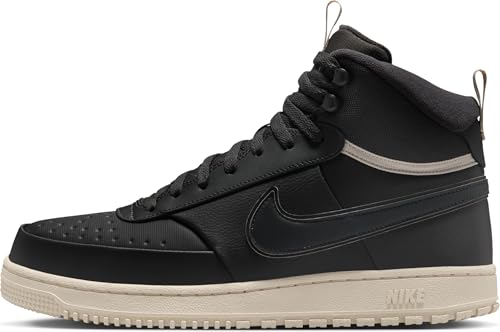 NIKE Herren Court Vision Mid Winter M Sneaker, Dark Smoke Grey/Light Bone/Dark Smoke Grey, 44 EU