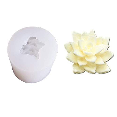 MAODING 28 Kinds Of Succulents Candle Silicone Mold Resin Cupcake Chocolate Epoxy Clay Mold (Color : K)
