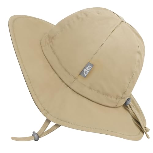 Image of JAN & JUL Adjustable Cotton Floppy Sun Hat with 50+ UPF Protection for Boys