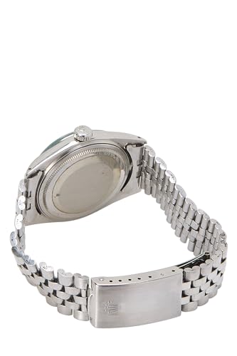 Pre-Loved 18K White Gold Grey Linen Dial Datejust 1600 36mm, Grey4