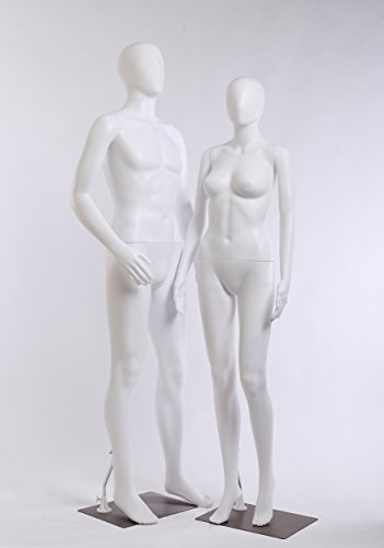 EurotonDisplay FC-7White, manichino bianco opaco