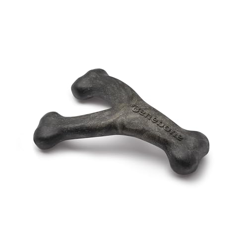 Image of Benebone Pumpkin Spice Wishbone - Limited Edition Flavor, Durable Dog Chew Toy for Aggressive Chewers, Made in USA, Small