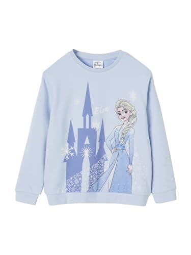 VERTBAUDET Sweat-Shirt Fille Disney Reine des Neiges Bleu Ciel 12A