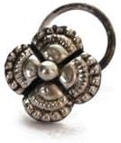 abhooshan Silver Alloy Nose Pin Studs for Women and Girls Stylish and Latest Gift for Wife Friend Mother Sister