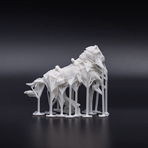 Image of Siraya Tech Fast Mecha ABS-Like 3D Printer, Scratch-Resistant, Shatterproof, High Precision, Standard Photopolymer 405 Nm, UV-Hardening for LCD /DLP 3D Printing (Mechanical White, 1 kg)