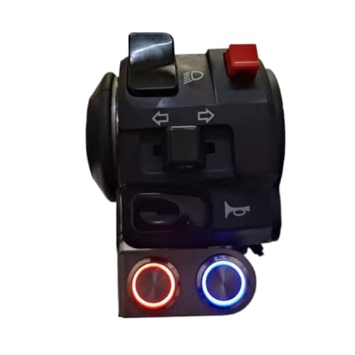 Bouton de volant de moto pour projecteur et feux de route nocturnes