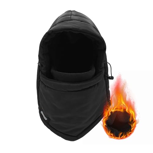 TAGVO Pasamontañas Termico de Invierno para Hombre, Multifuncional Regulable Máscara de Pasamontañas Moto Montaña Calentador de Cuello Ski Mask Balaclava Gorro de Exterior para el frío