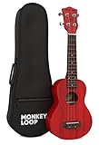 Monkey Loop Stone Red Ukelele Soprano