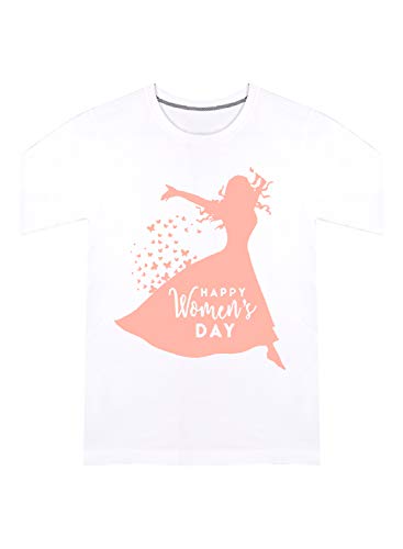 Image of CreativiT Graphic Printed T-Shirt for Unisex International Women's Day Tshirt | Casual Half Sleeve Round Neck T-Shirt | 100% Cotton | D00271-48
