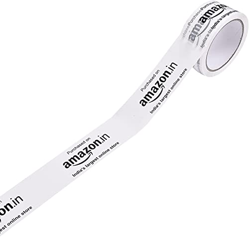 Image of SECUREMENT Amazon Branded Packaging Tape (2 inch x 65 mtr) (Pack of 24) - Milky White