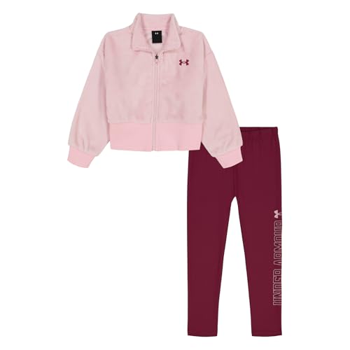 Image of Under Armour Girls' 2-piece Sweatshirt and Leggings Outfit Set