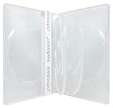 mediaxpo Brand 10 Clear 6 Disc DVD Cases
