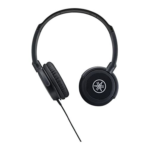 YAMAHA HPH-100B Wired Headphone with Mic (Black)
