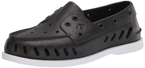 Sperry womens Authentic Original Float Boat Shoe, Black, 9 US