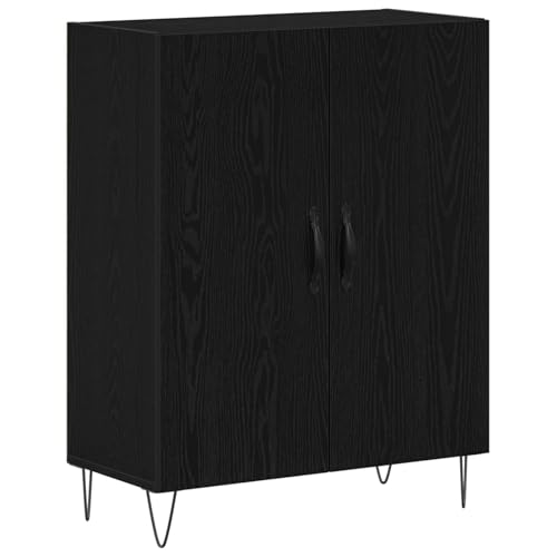 Aparador moderno de 180 cm para transformar el comedor con estilo roble negro 7