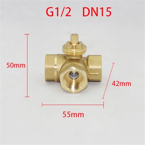 Válvula de bola motorizada de 2 vías DN40 que optimiza el flujo a CA 220 V 4
