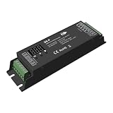 Decoder DMX512 RDM 5 Canali a Tensione Costante, Con Morsetti Verdi, 12V 24V 36V 48V, 5X4A, PWM 250-32000Hz, per Strisce LED Monocolore CCT RGB RGBW RGB+CCT, D5-P