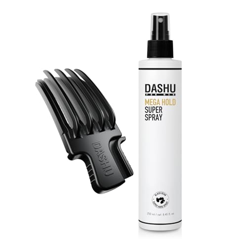 DASHU Mega Hold Spray + Peine Volumen