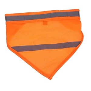 Happyyami Apaszka Odblaskowa Dla Psa Pomarańczowa