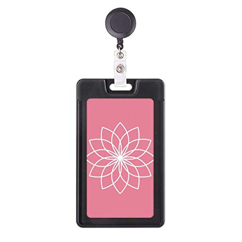 Porte-badge rétractable fleurs enrouleur badge infirmière et pince carte d'identité