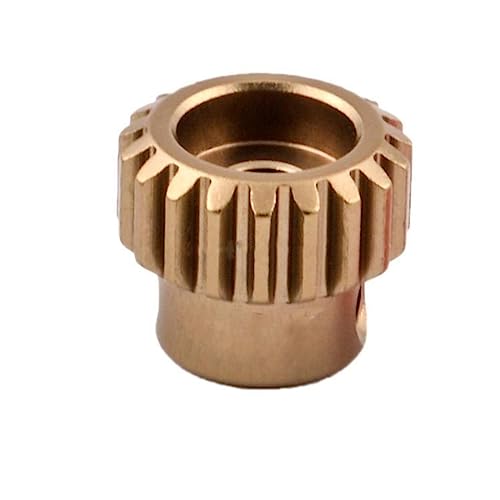 ELLANA Transmission Angle 1pcs Metal 48P Spur Gear 18T 19T 20T 21T 22T 23T 24T 25T 26T Motor Gear 80T 85T 92T Pinion Gear 3.175mm Shaft Motor Gear Driver Shaft (Color : 17T)
