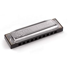 Hohner Bleu harmonica Bender BB-Major - Les Beatles, Paul McCartney, John Lennon, RIngo Starr, George Harrison