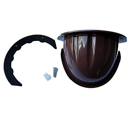 Universal Sun Rain Shade Camera Cover Shield For Nest/Ring/Arlo/Dome/Bullet Outdoor Camera - Coffee (1) #TOP2