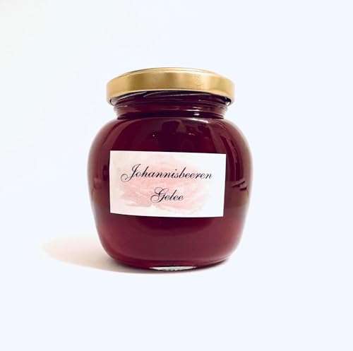Rotes Johannisbeeren Gelee 250 g - handgemacht - fein säuerlich - perfekt zu Wildgerichten und Gebäckfüllungen -
