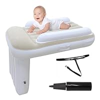 Air Baby Flugzeug, Reisebett für Kinder, Flugzeug Sitzverlängerung Kinder Schlafen (mit Luftpumpe und Sicherheitsgurt) - Tragbare aufblasbare Betten, passend für Sitz des Fluges, Autos, Zugs