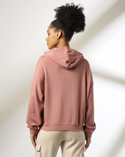Image of PAKLON Women's Full Sleeve Pullover Hoodie | Solid Color, Hooded Neck with Kangaroo Pockets, Casual and Comfortable Regular Fit Hoodie