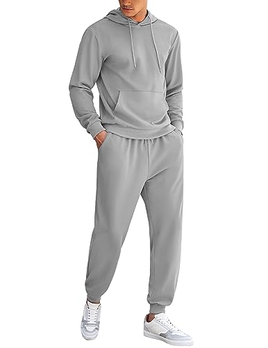 COOFANDY Men's Casual Athletic Tracksuit Long Sleeve Sweatsuit Set Running