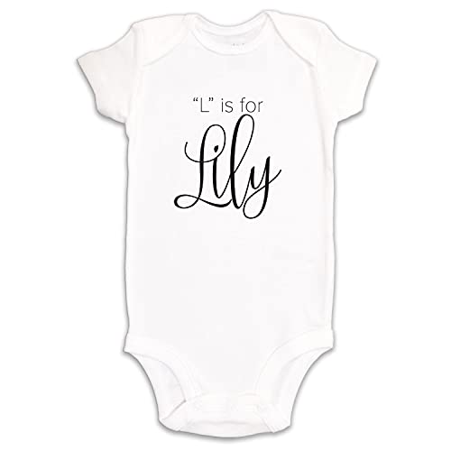 Kate & Meri L is for Lily Onesie/Bodysuit Baby Romper
