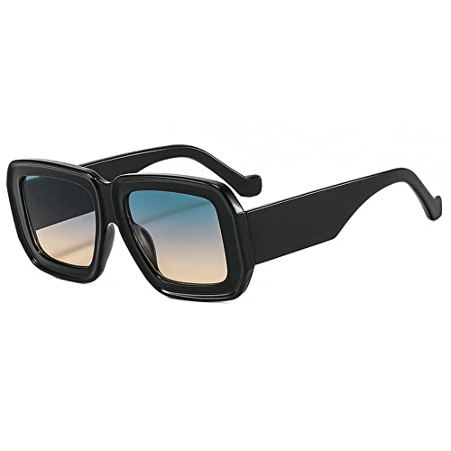 Image of Square Sunglasses For Women Men Trendy Fashion Rectangle Sunglasses Uv Protection Retro Vintage Womens Sunglasses