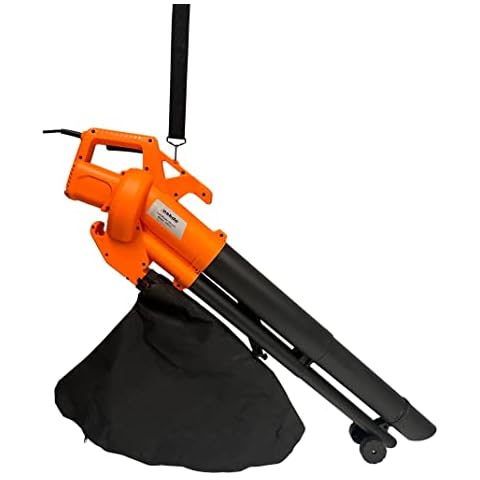 eSkde Electric Leaf Blower Garden Vacuum 3000w 3 in 1 Blow - Collect - Mulch, Black and Orange,EBV31 Cover