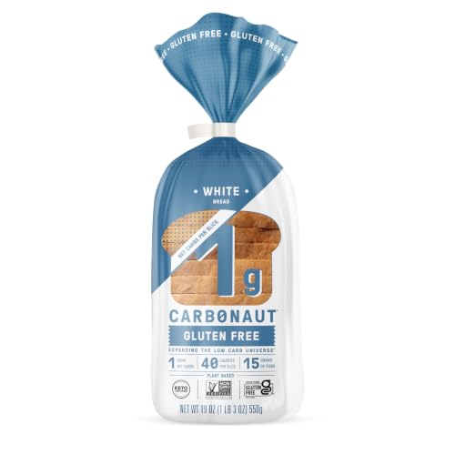 Carbornaut, Bread Keto Low Carb White, 18 Ounce