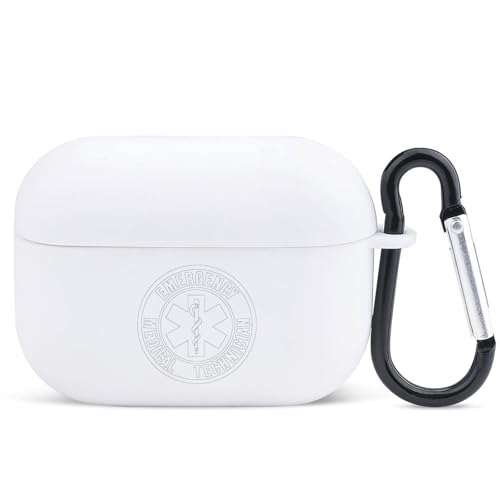 American Flag EMS Star of Life EMT �A�����J����EMS�X�^�[ AirPods Pro �P�[�X (2023/2022/2019)�p AirPods Pro ��2����/�P�[�X AirPods Pro2 �L�[�`�F�[���t�� TPU